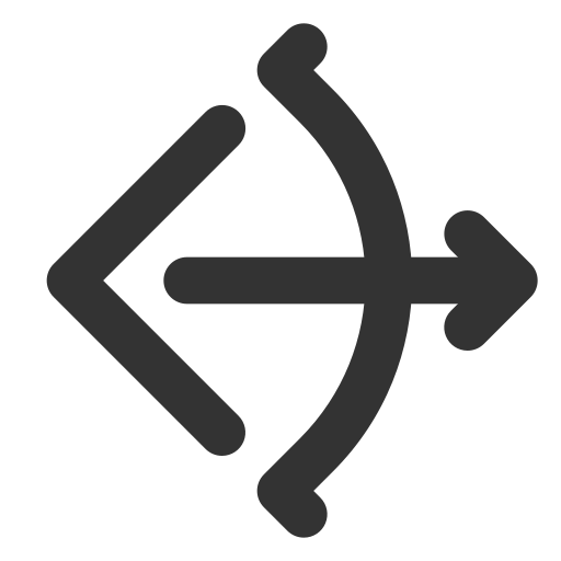 Arrow, bow, cupid, love icon