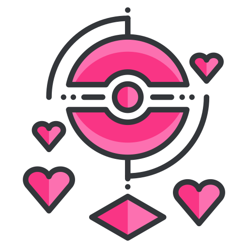 Go, love, pokemon, reality, virtual, game, play icon