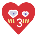 Crush,Emoji,Emotion,Heart,Kiss,Love