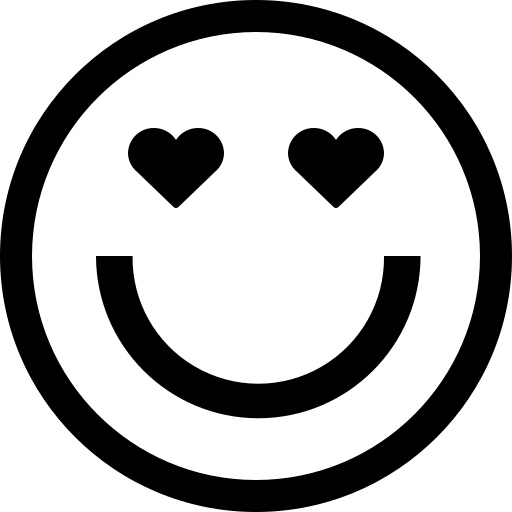 Emoticon, fall, fond, heart, in, love icon