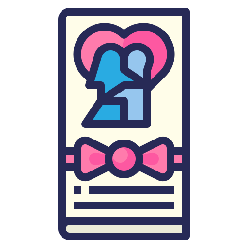 Greeting, card, wedding, love, valentines icon