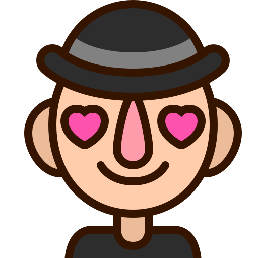 Admirer, emoji, emoticon, love, man, smiley, valentine icon