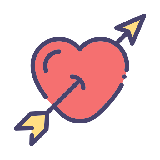 Heart, love, marriage, romantic icon