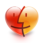 Finder, heart icon