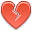 Break, heart icon