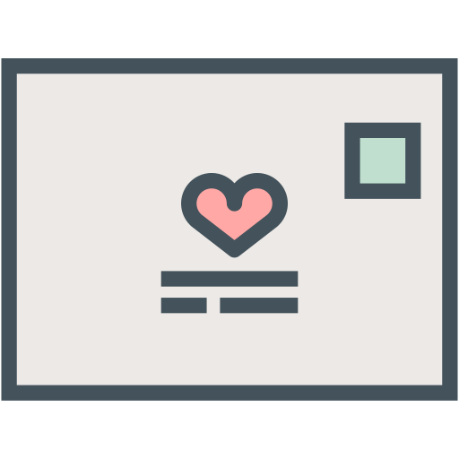 Envelope, love, valentines icon