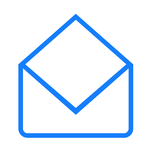 Mail, envelope, open icon