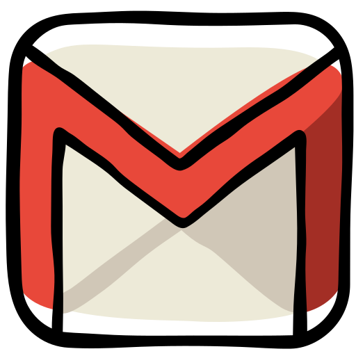 Contact, email, message, letter, media, gmail icon