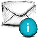 Email, info icon