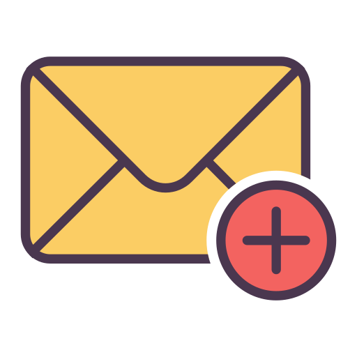Add, chat, email, envelope, internet, letter, mail icon
