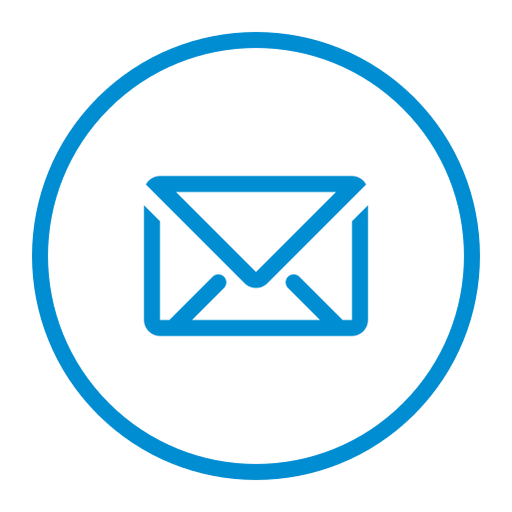 Circle, mail, send, chat, email, message, share icon