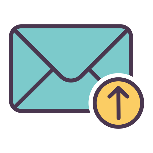 Chat, email, envelope, internet, letter, mail, up icon