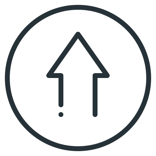 Arrow, up icon