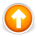Arrow,Up,Orange,Orb