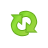 Arrow, linked, up icon