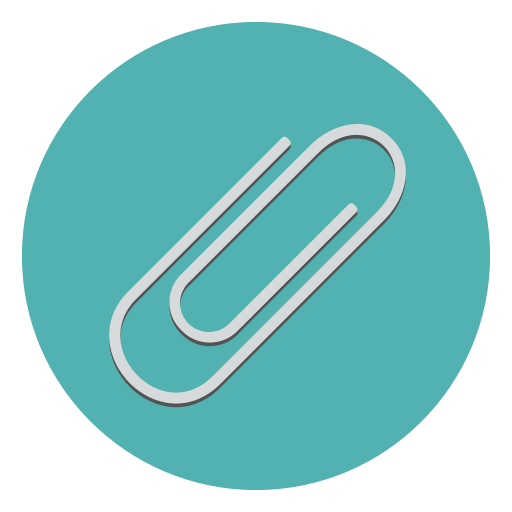 Attach, attachment, clip, collate, include, paper, paperclip icon