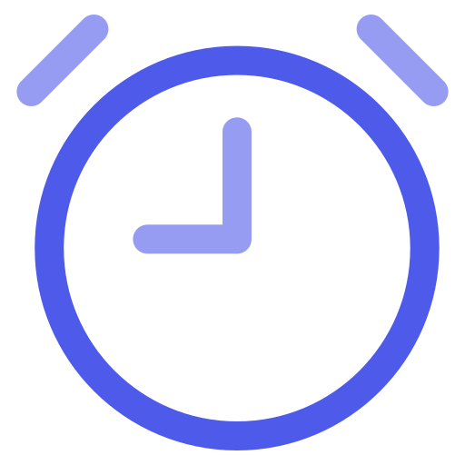 Alarm, clock, time, watch icon