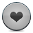 Grey, heart icon