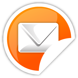 Mail, orange icon