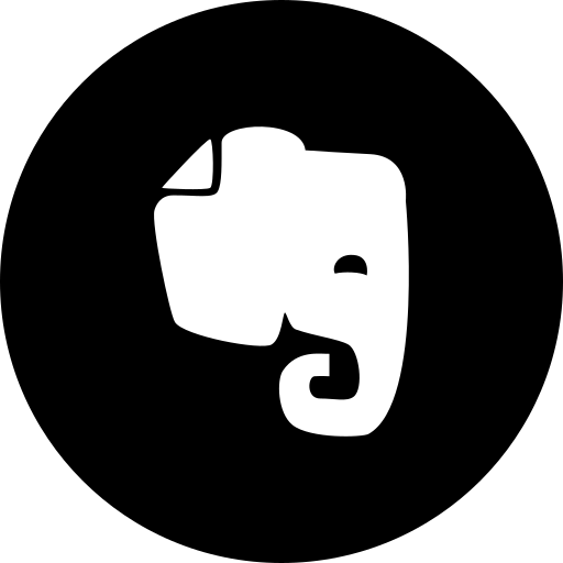 Evernote, media, social, website icon