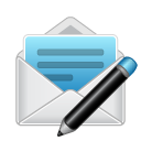 Compose, email, envelope, mail, newsletter icon