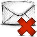 Email, deny icon