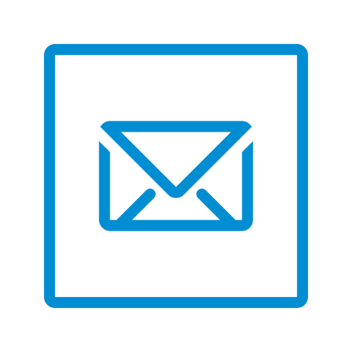 Mail, send, square, envelope, letter, message, share icon