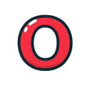 Letter,Lowercase,O,Red