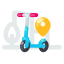 Scooter rental icon 64x64