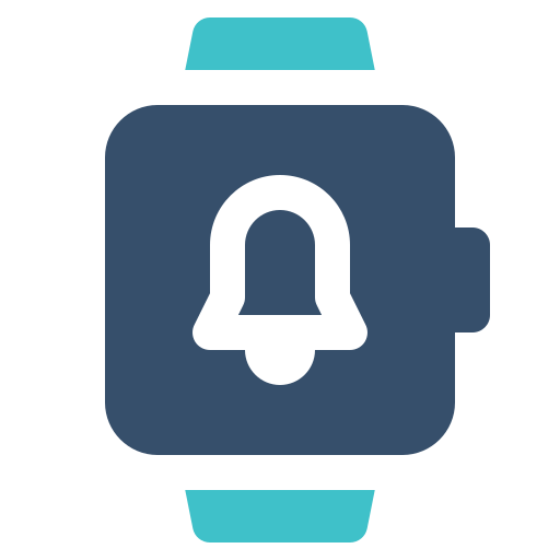 Bell, watch, notification, smartwatch icon