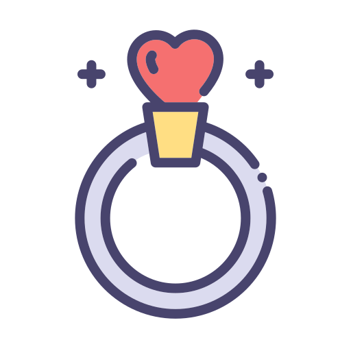 Heart, love, marriage, romantic icon