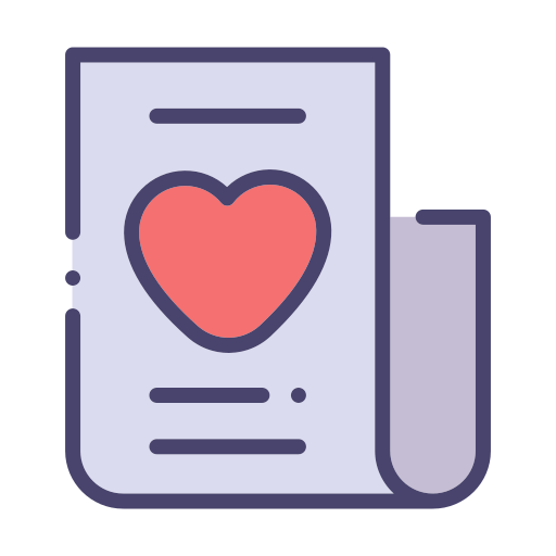 Heart, love, marriage, romantic icon