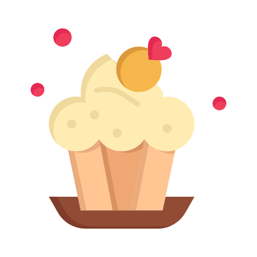 Bakery, cake, cup, day, dessert, love, valentine icon