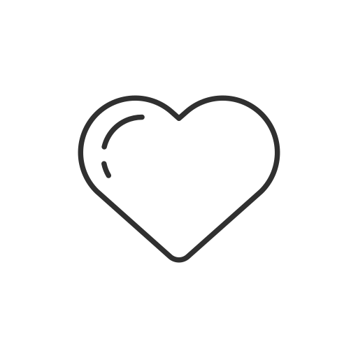 Heart, like, love icon