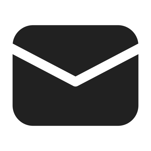 Ic, fluent, mail, filled icon