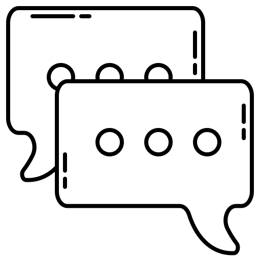 Chat, chatting, dialogue, email, mail, message icon