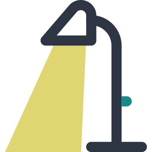 Lamp, light, office, shine icon