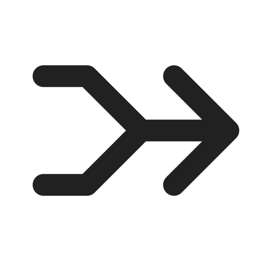 Ic, fluent, merge, filled icon