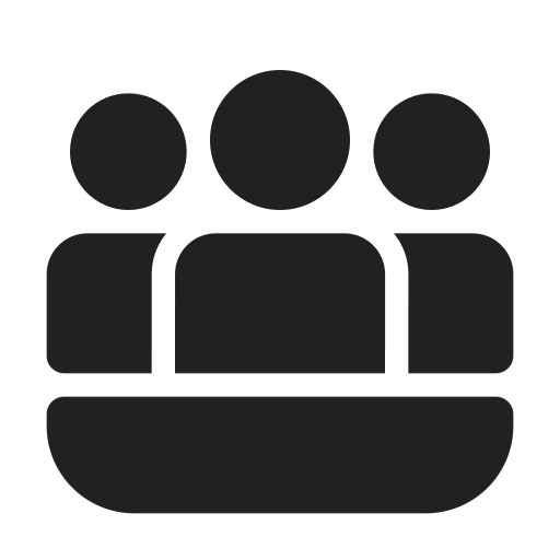 Ic, fluent, people, audience, filled icon