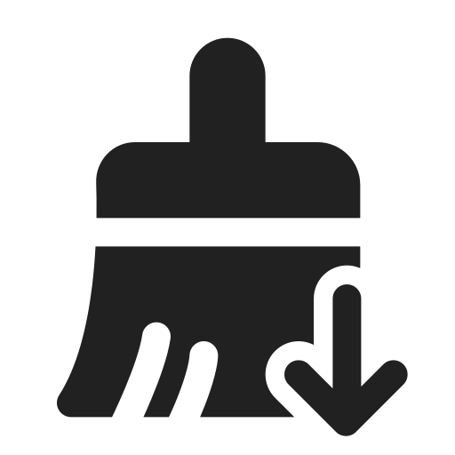 Ic, fluent, paint, brush, arrow, down, filled icon