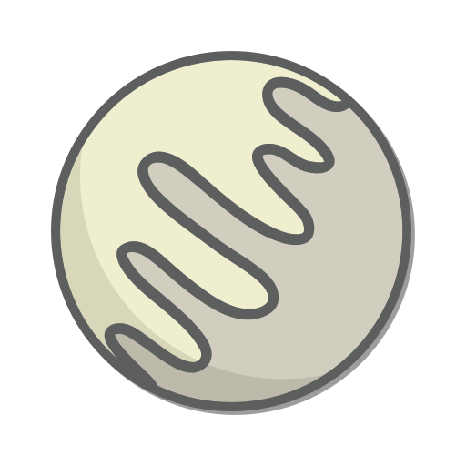 Mercury, planet, space icon