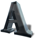 A, font, letter icon