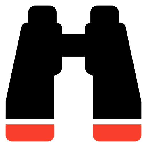 Binocular, search, spyglass, view icon