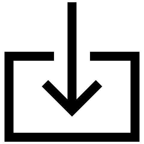 Download, file, information, share icon