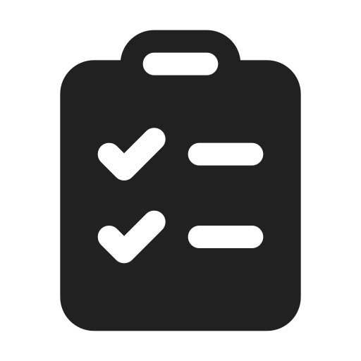 Ic, fluent, clipboard, task, list, ltr, filled icon