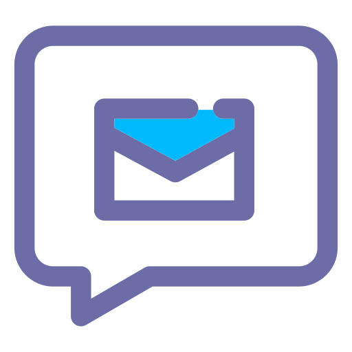 Massage, chatting, texting, chat, email icon