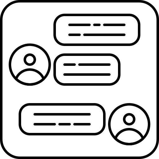Chat, chatting, dialogue, email, mail, message icon