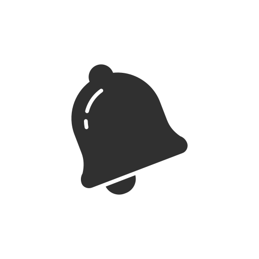 Bell, message, notification icon