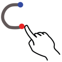 C,Gestureworks,Letter,Lowercase,Stroke