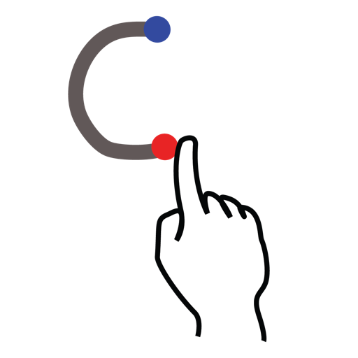 C, gestureworks, letter, stroke, uppercase icon